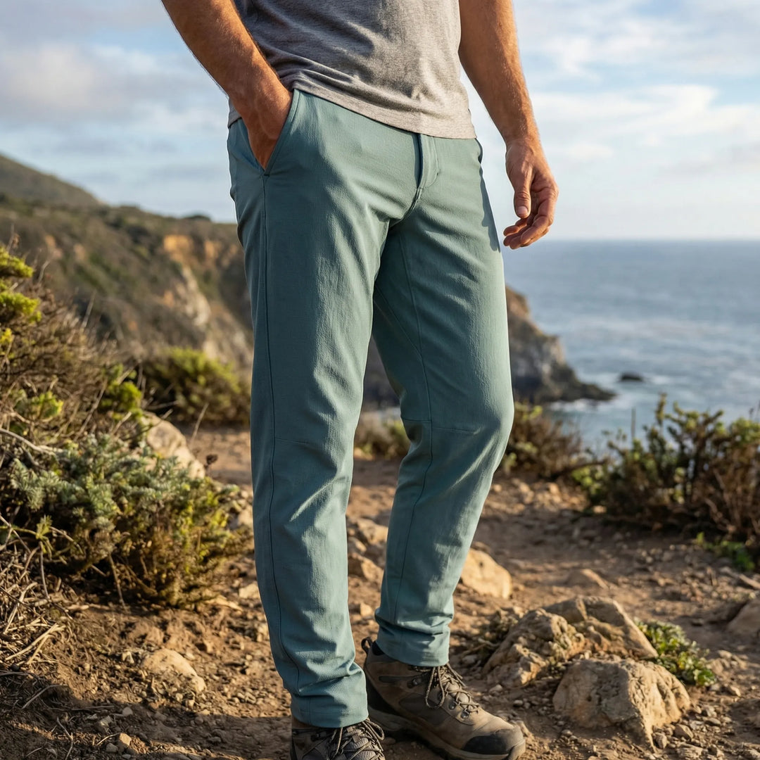 Dynoro - Slim Tapered Stretch Pants For Men