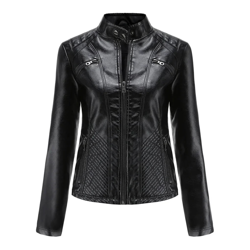 Klassisk Biker Design Kappa för Kvinnor