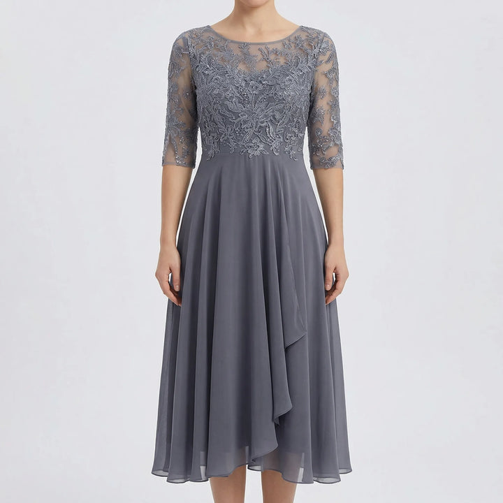 Elsciva - High-Waist Maxi Evening Dress