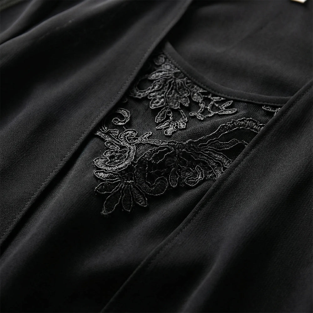 Elsvane - 3-Piece Lace-Detail Dress Set