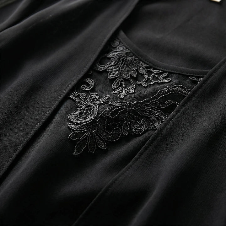 Elsvane - 3-Piece Lace-Detail Dress Set