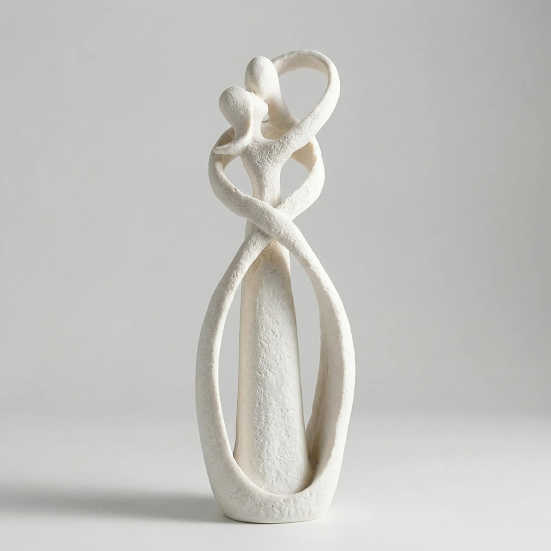Entwinia - Abstract Couples Embrace Figurine