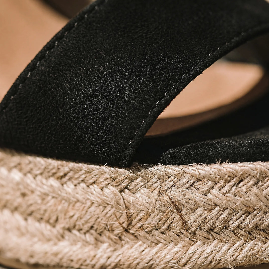 Espadella - Open-Toe Espadrille Wedge Sandal