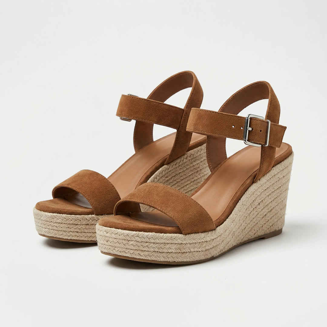 Espadella - Open-Toe Espadrille Wedge Sandal
