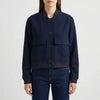 Cropped Casual Bomberjacka för Kvinnor
