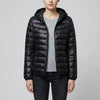 Lätt Packbar Hooded Puffer Jacka för Kvinnor