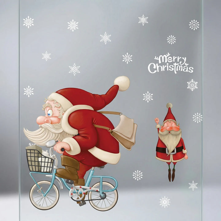 Festivelle - Reusable Festive Window Cling Set