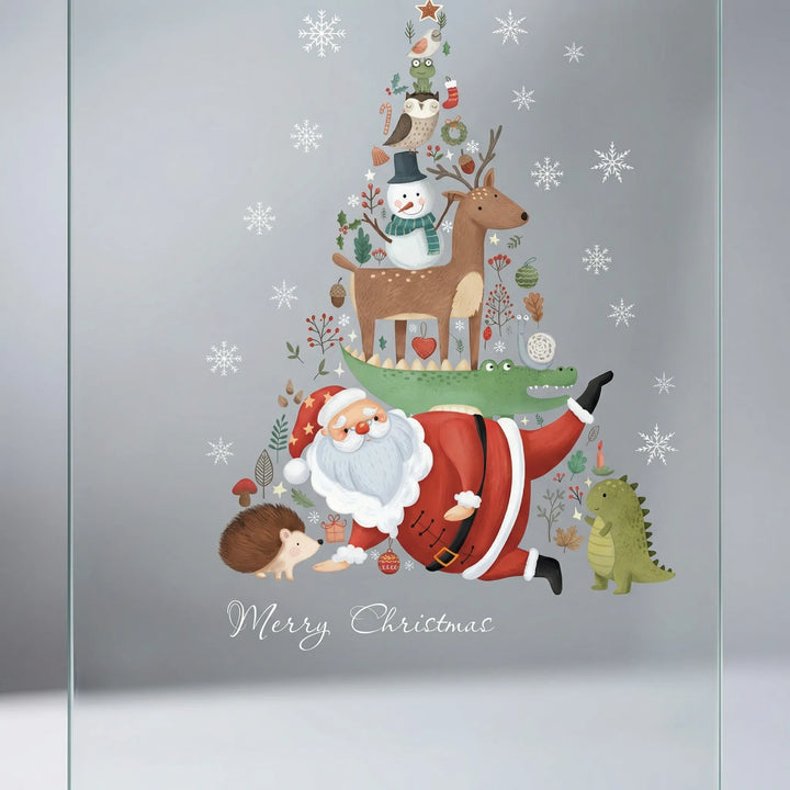 Festivelle - Reusable Festive Window Cling Set
