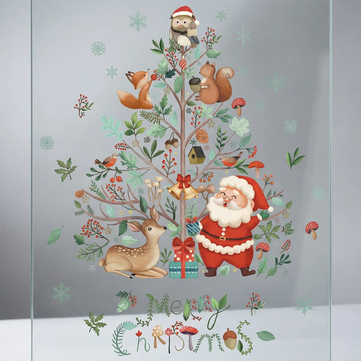 Festivelle - Reusable Festive Window Cling Set