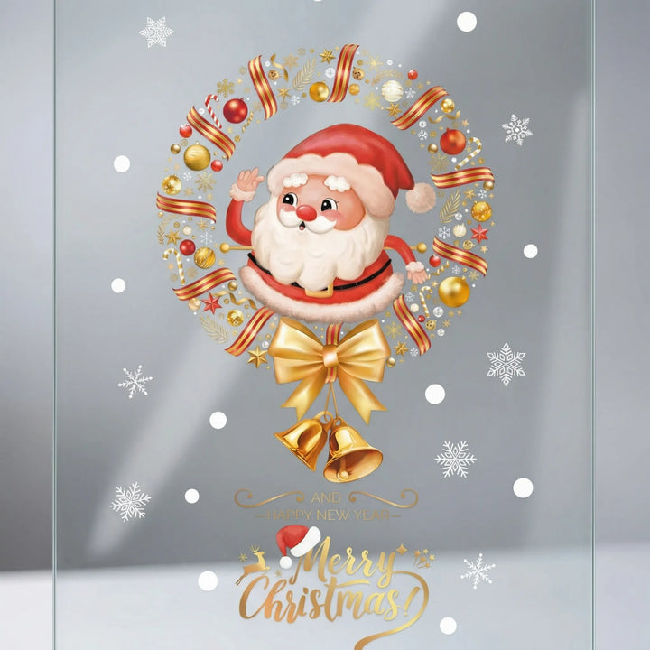 Festivelle - Reusable Festive Window Cling Set