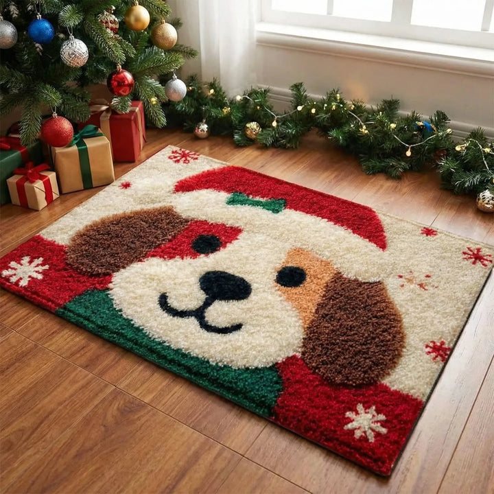 Festivoot - Fluffy Christmas Character Floor Mat