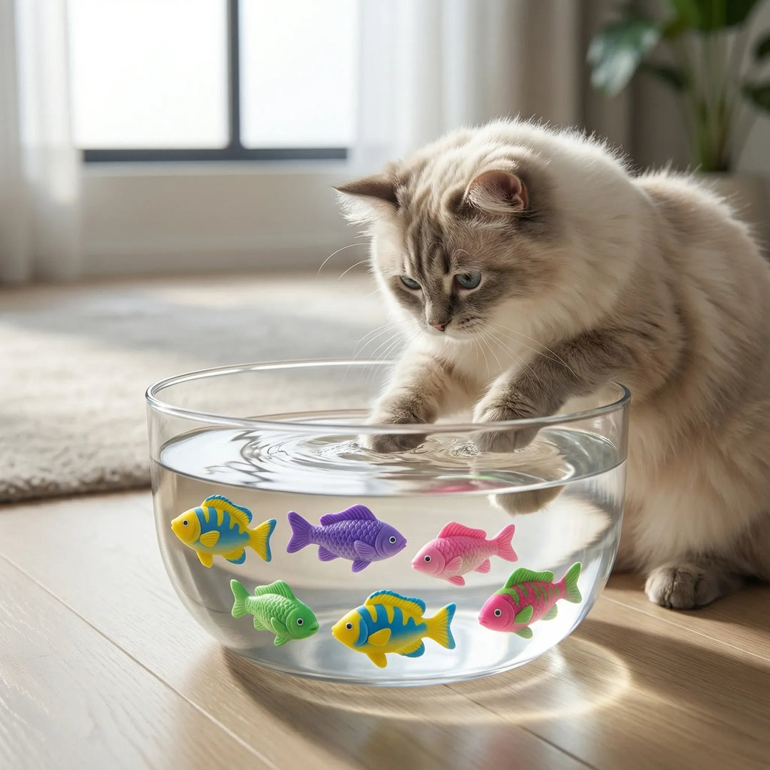 Fintastic - Battery-Powered Swimming Fish Cat Toy