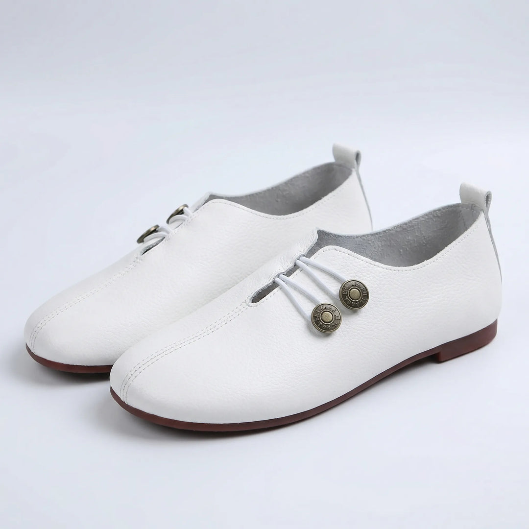Flatrelle - Flat Round-Toe Slip-On Loafer