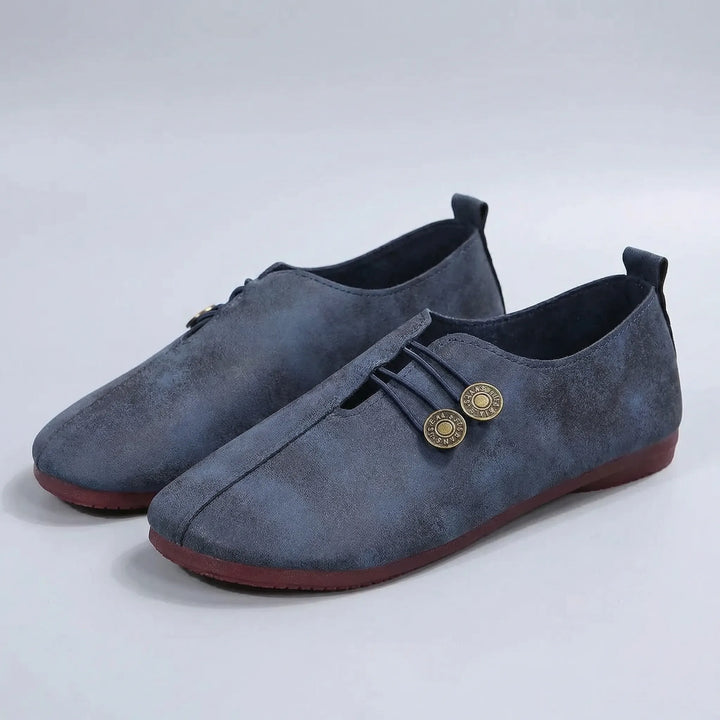 Flatrelle - Flat Round-Toe Slip-On Loafer