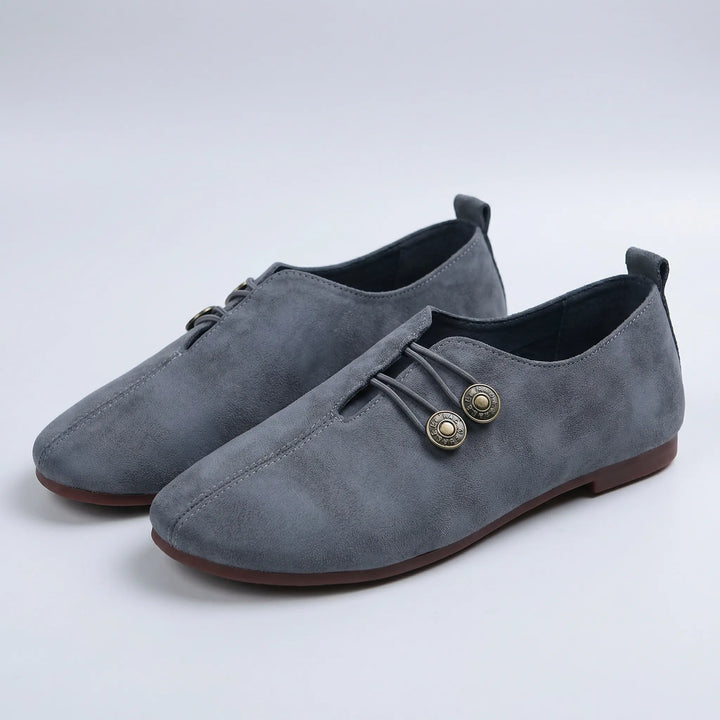 Flatrelle - Flat Round-Toe Slip-On Loafer