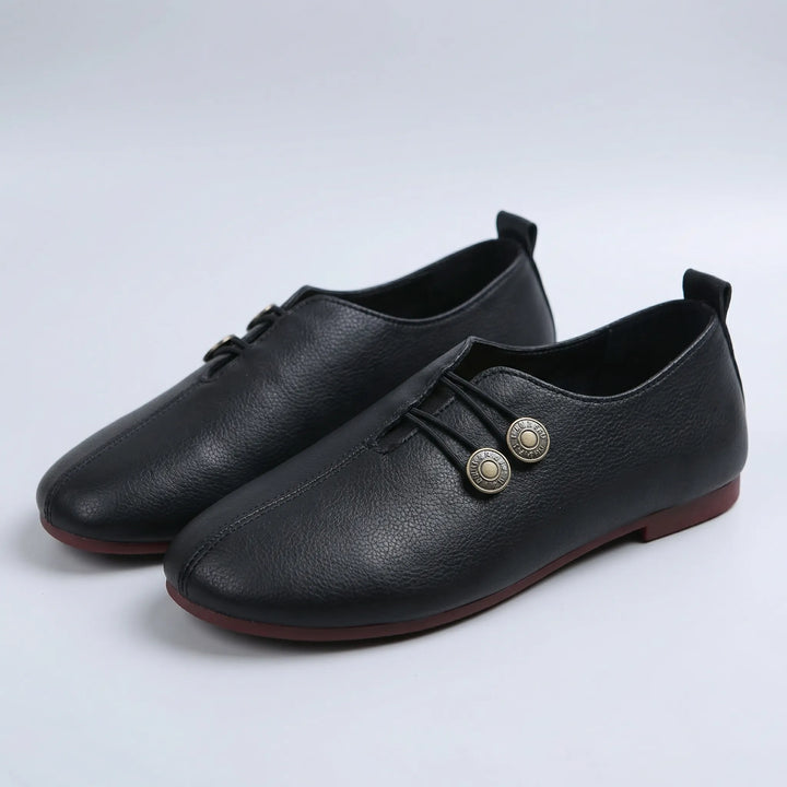 Flatrelle - Flat Round-Toe Slip-On Loafer