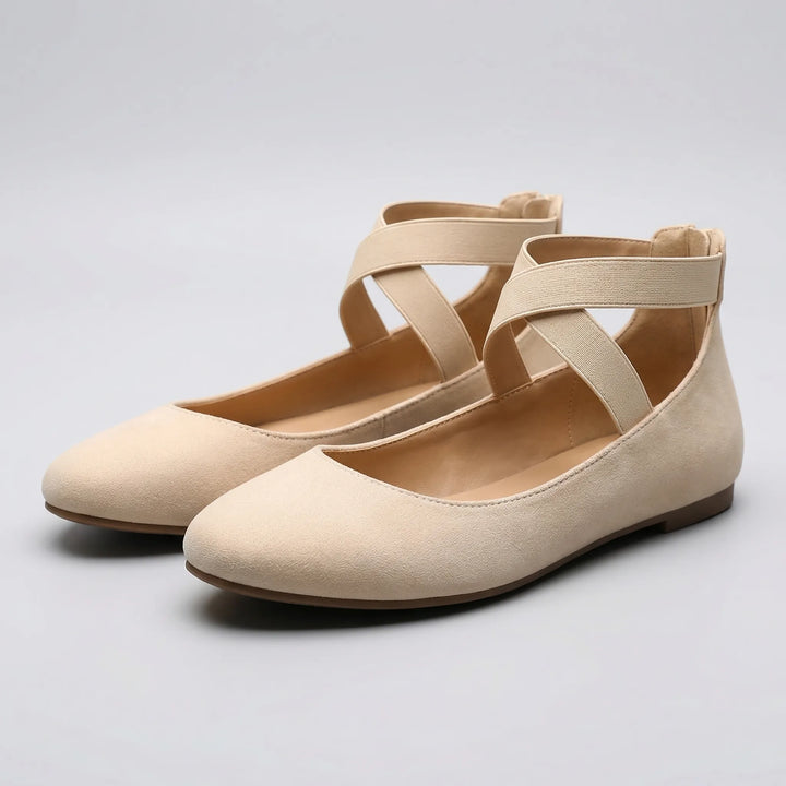 Flatsette - Elastic Strap Slip-On Ballet Flat