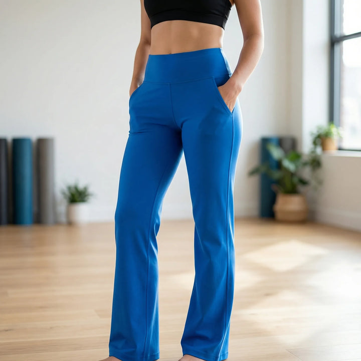 Flavorex - High-Waist Flared Activewear Pants