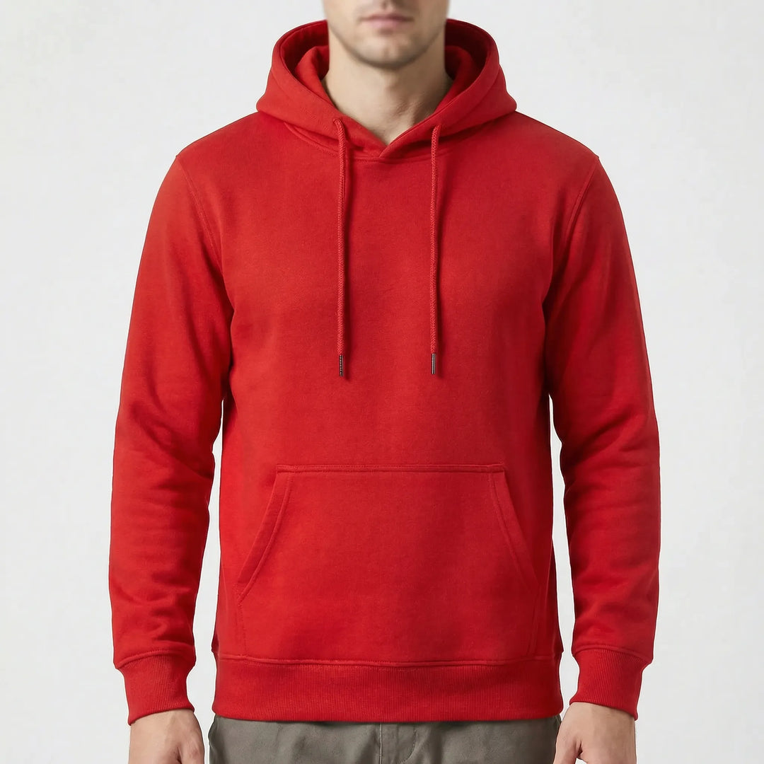 Fleexton - Fleece-Lined Pullover Hoodie For Men