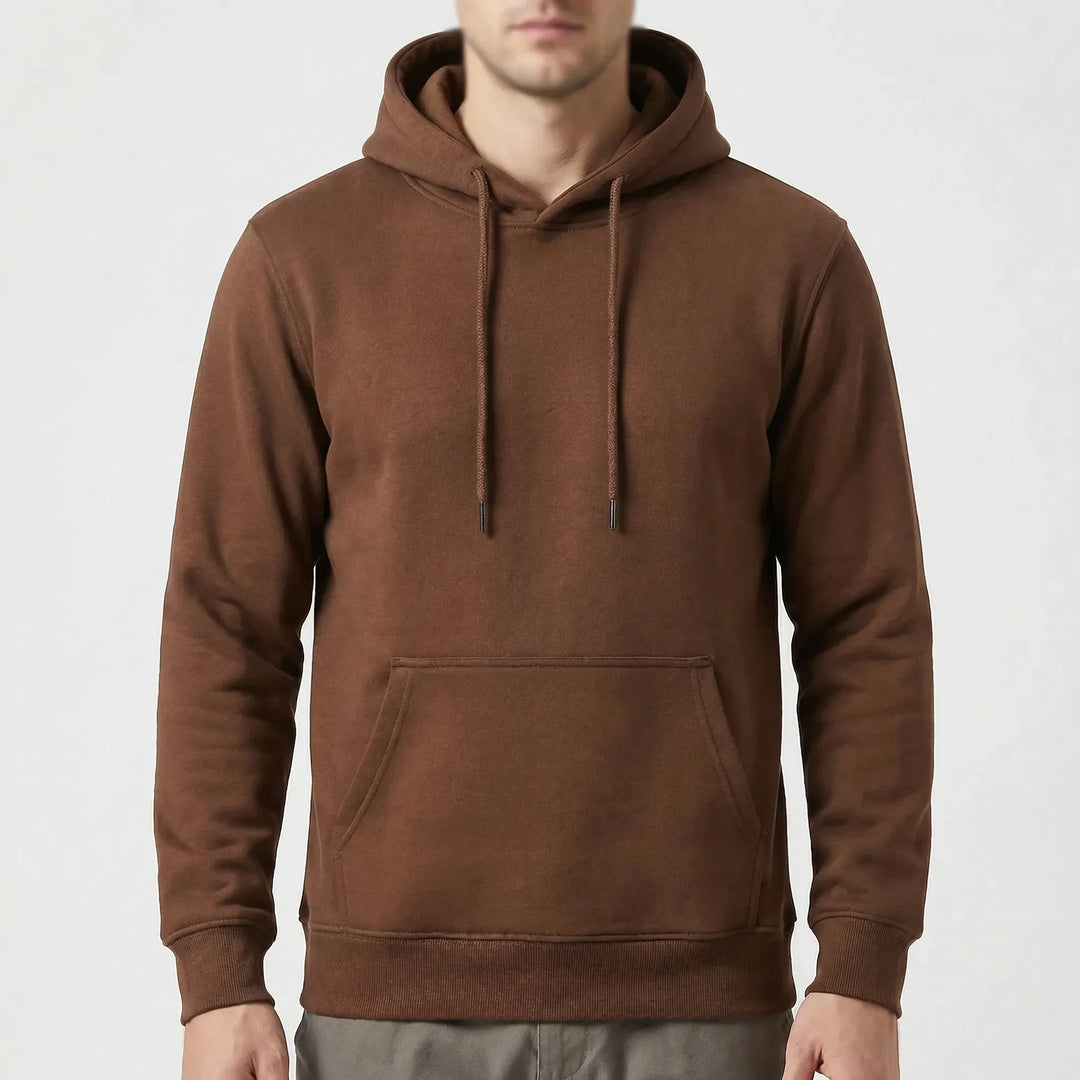 Fleexton - Fleece-Lined Pullover Hoodie For Men