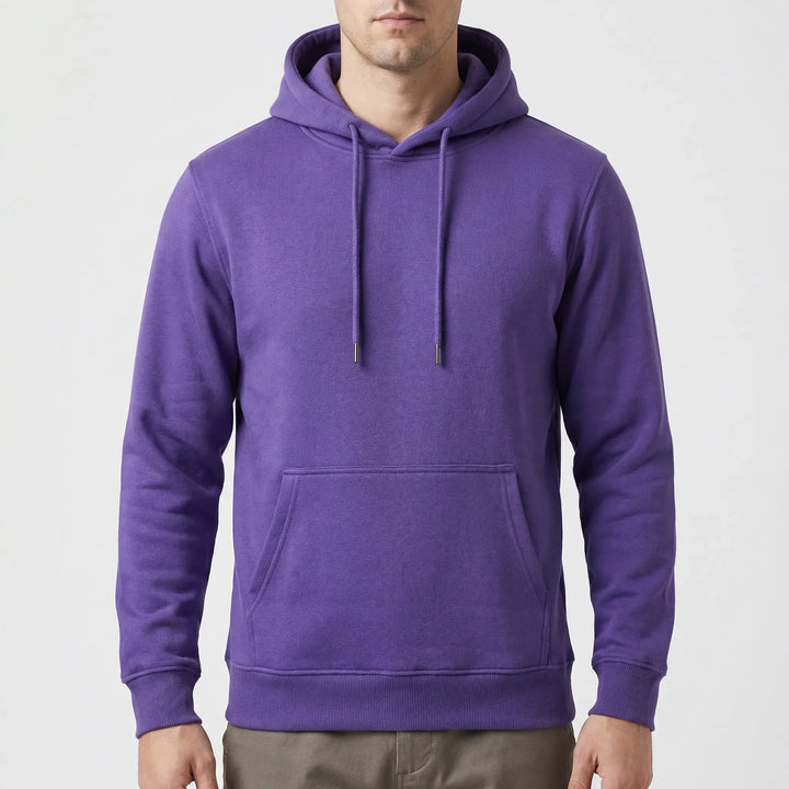 Fleexton - Fleece-Lined Pullover Hoodie For Men