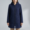 Huva Full-Zip Fleece-Fodrad Kappa för Kvinnor