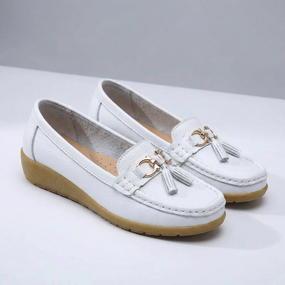 Fleurette - Slip-On Flat Loafer With Tassel Detail