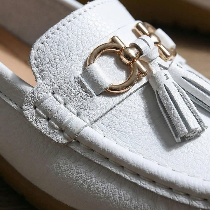 Fleurette - Slip-On Flat Loafer With Tassel Detail