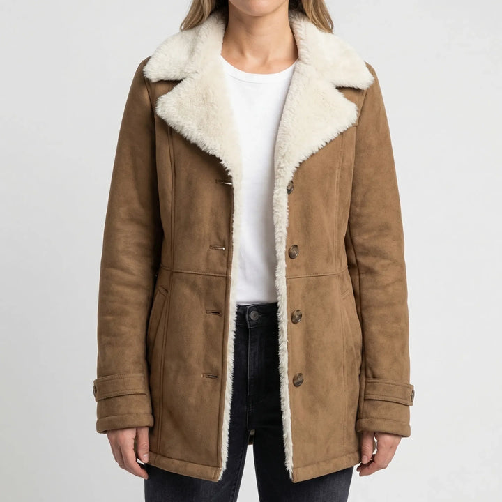 Fleurova - Fleece-Lined Women's Winter Jacket