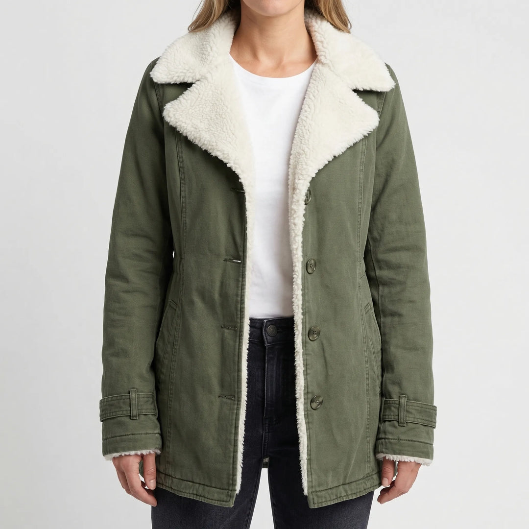 Fleurova - Fleece-Lined Women's Winter Jacket