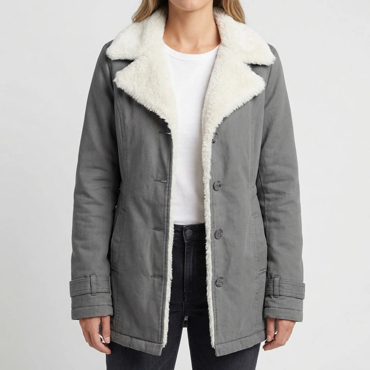 Fleurova - Fleece-Lined Women's Winter Jacket
