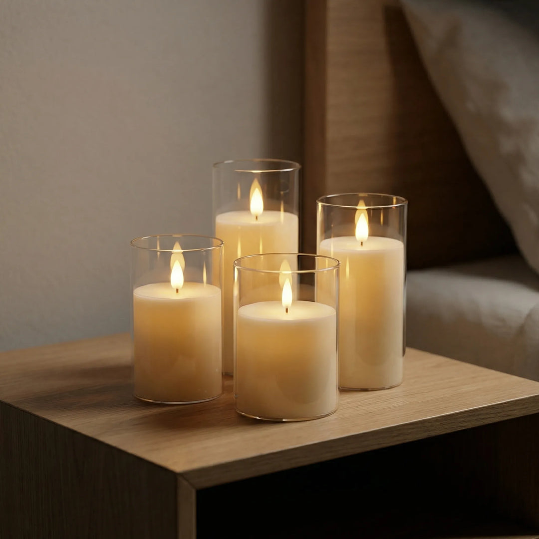 Flickora - 3-Piece Flameless LED Candle Set