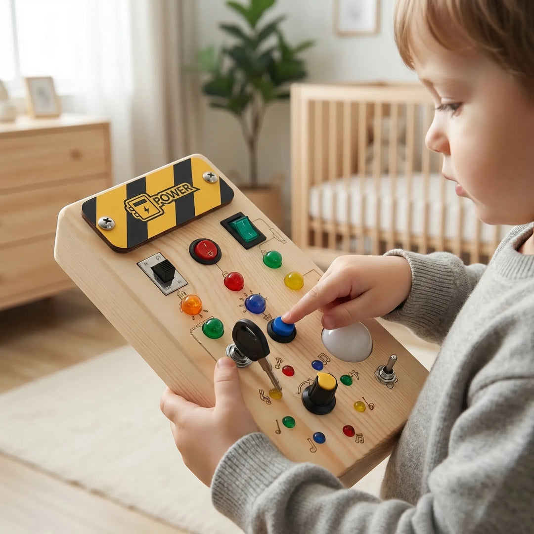 Flicktivo - Montessori LED Light-Up Activity Board