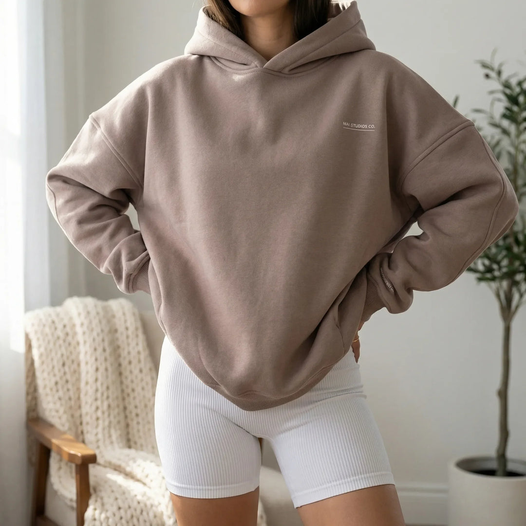Floxen - Oversized Hooded Pullover Sweatshirt