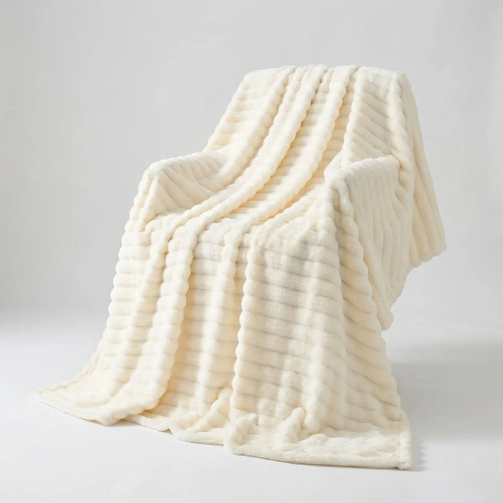 Fluffora - Double-Sided Faux Fur Throw Blanket