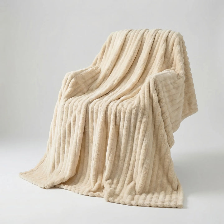 Fluffora - Double-Sided Faux Fur Throw Blanket