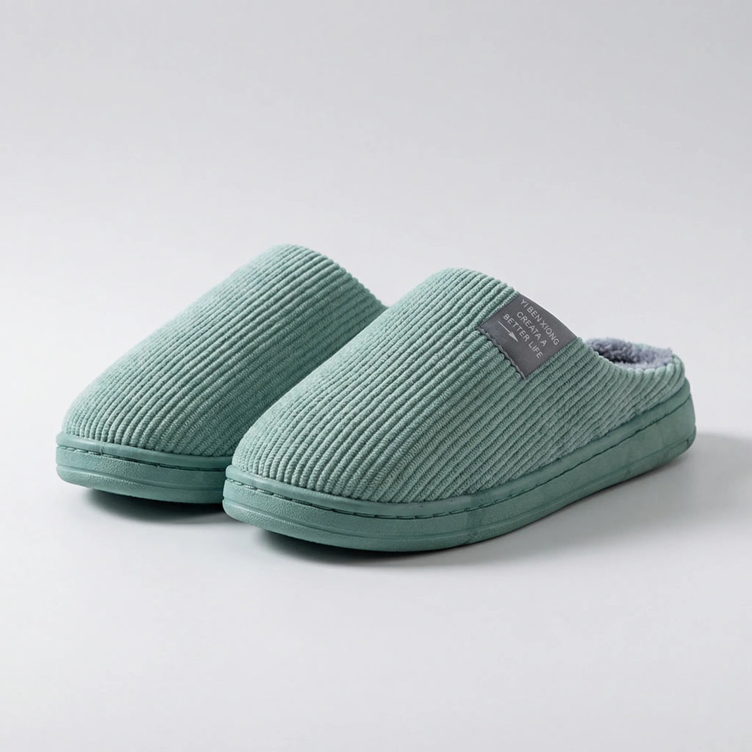 Fluforo - Plush-Lined Indoor Slip-On Slipper