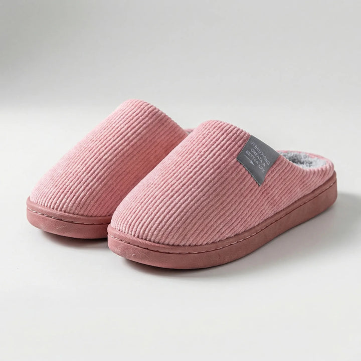 Fluforo - Plush-Lined Indoor Slip-On Slipper