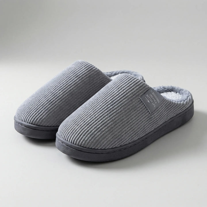 Fluforo - Plush-Lined Indoor Slip-On Slipper