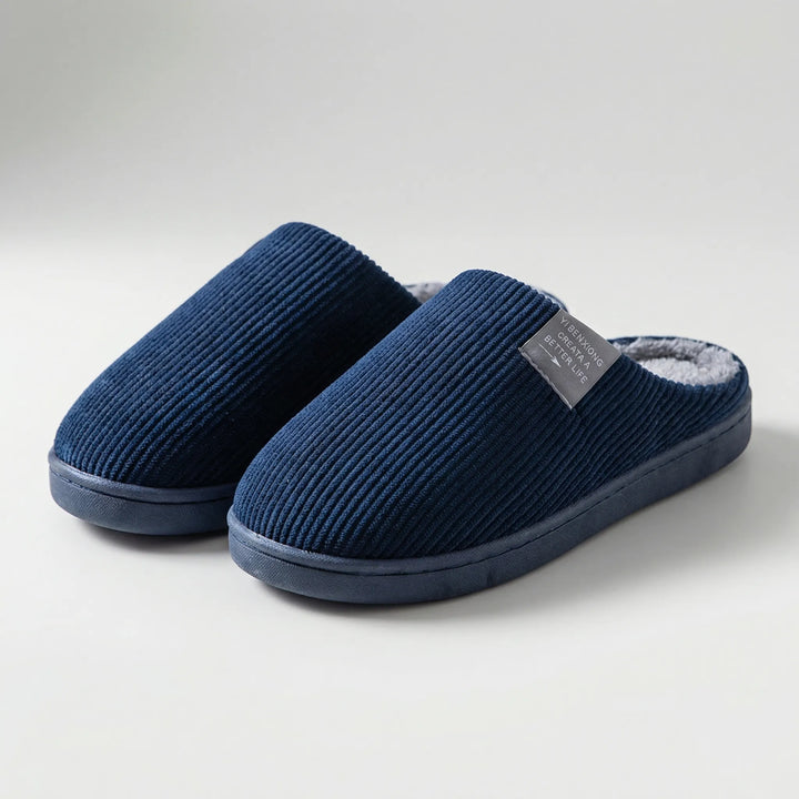 Fluforo - Plush-Lined Indoor Slip-On Slipper