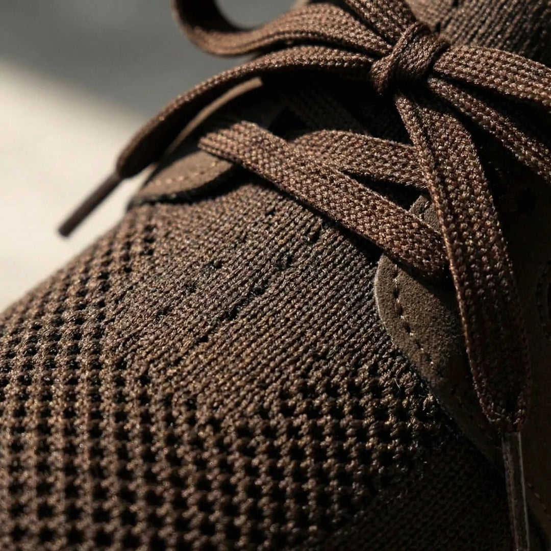 Fluxera - Lace-Up Mesh Upper Casual Sneaker