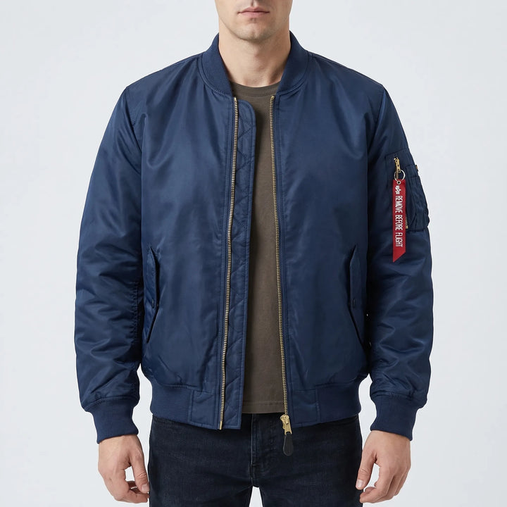 Flyquest - Quilted Lining Bomber Jacket