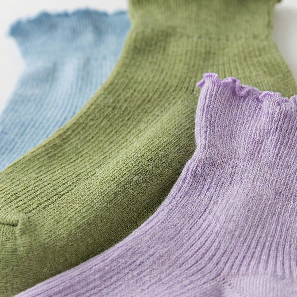 Frillette - Ruffle Cuff Ankle Sock Set
