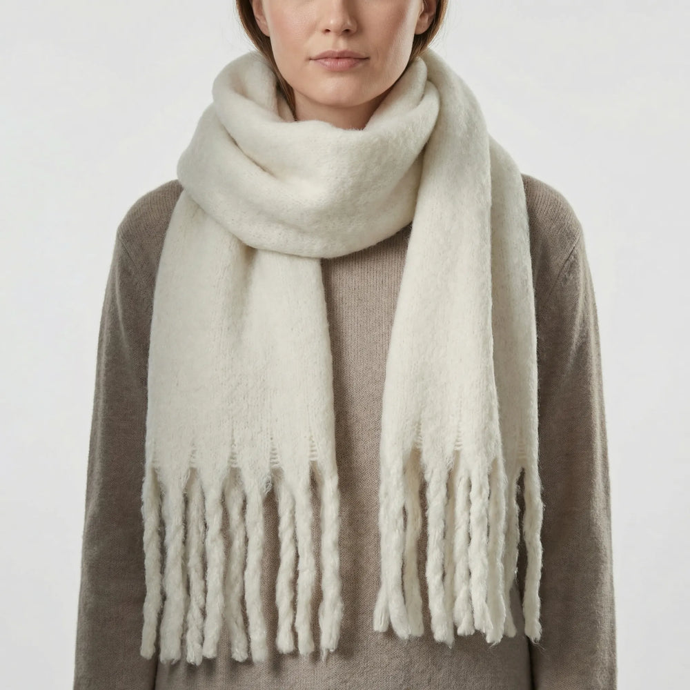 Frinova - Long Tassel Fringe Wrap Scarf