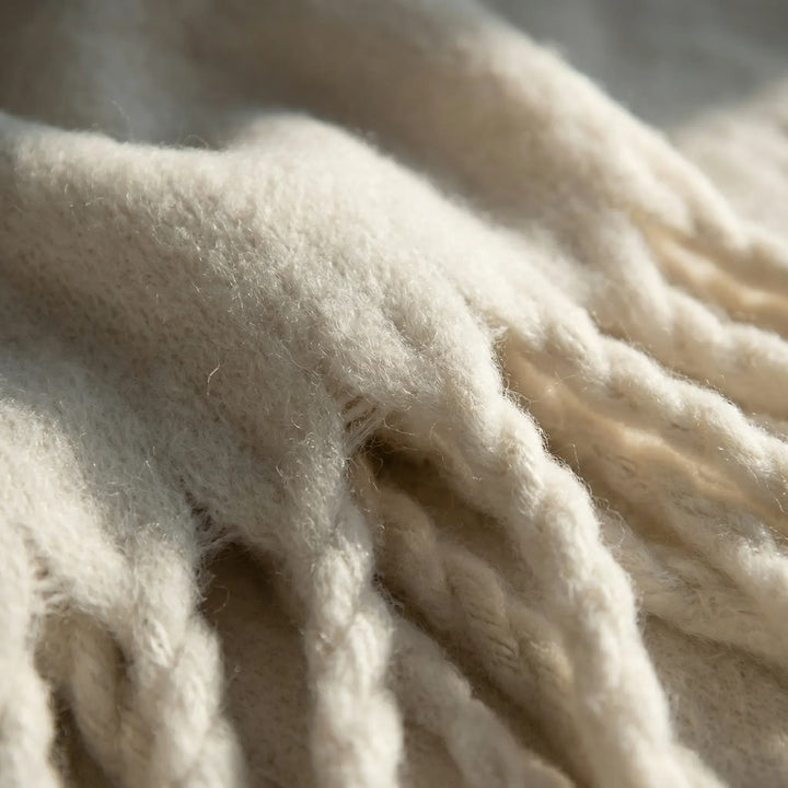 Frinova - Long Tassel Fringe Wrap Scarf