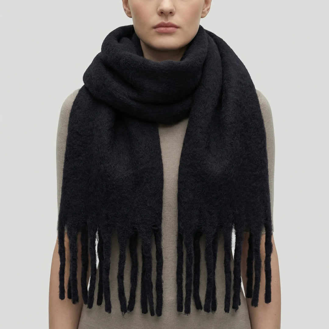 Frinova - Long Tassel Fringe Wrap Scarf