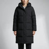 Knälång Huva Puffer Parka