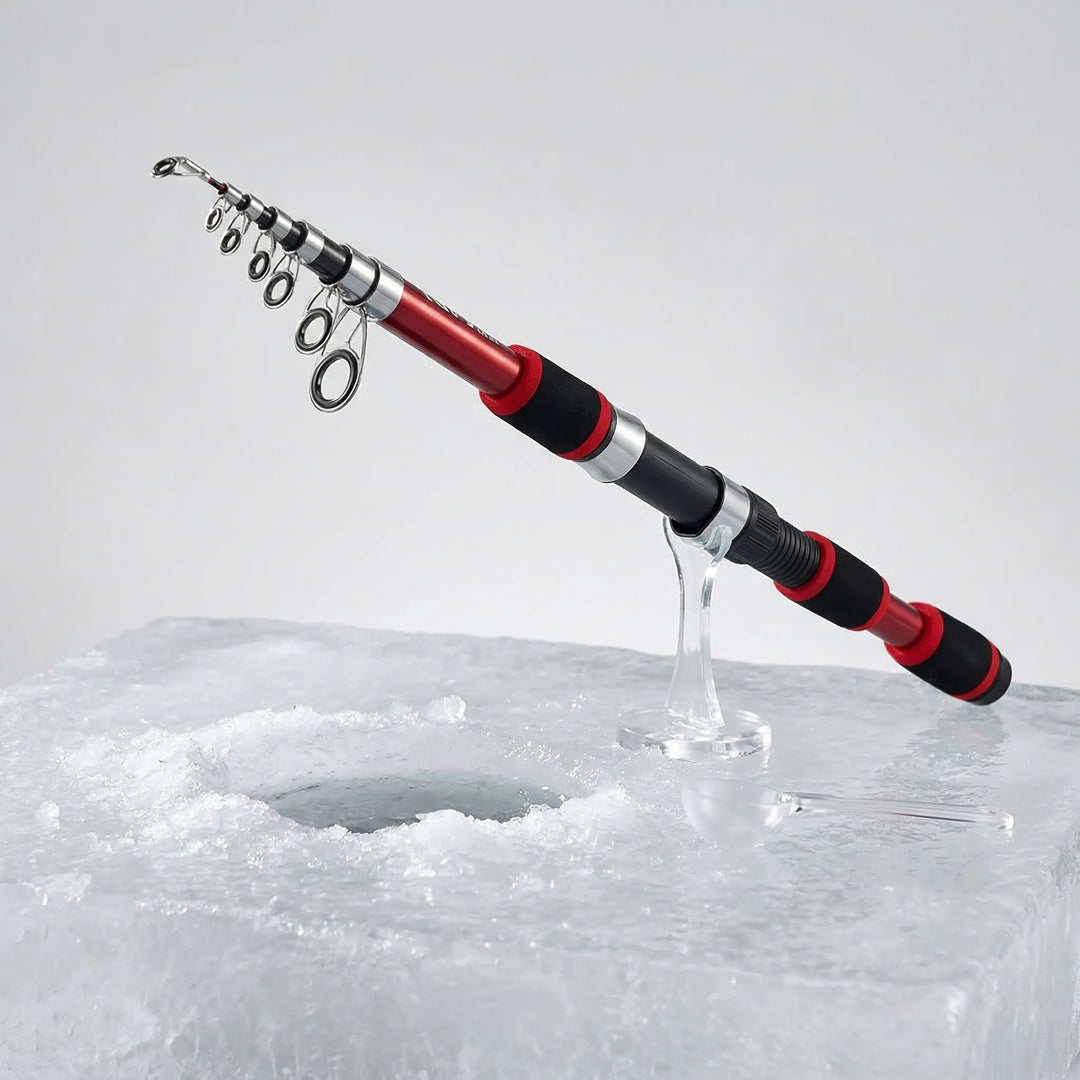 Frostika - Compact Ice Fishing Rod And Reel Combo