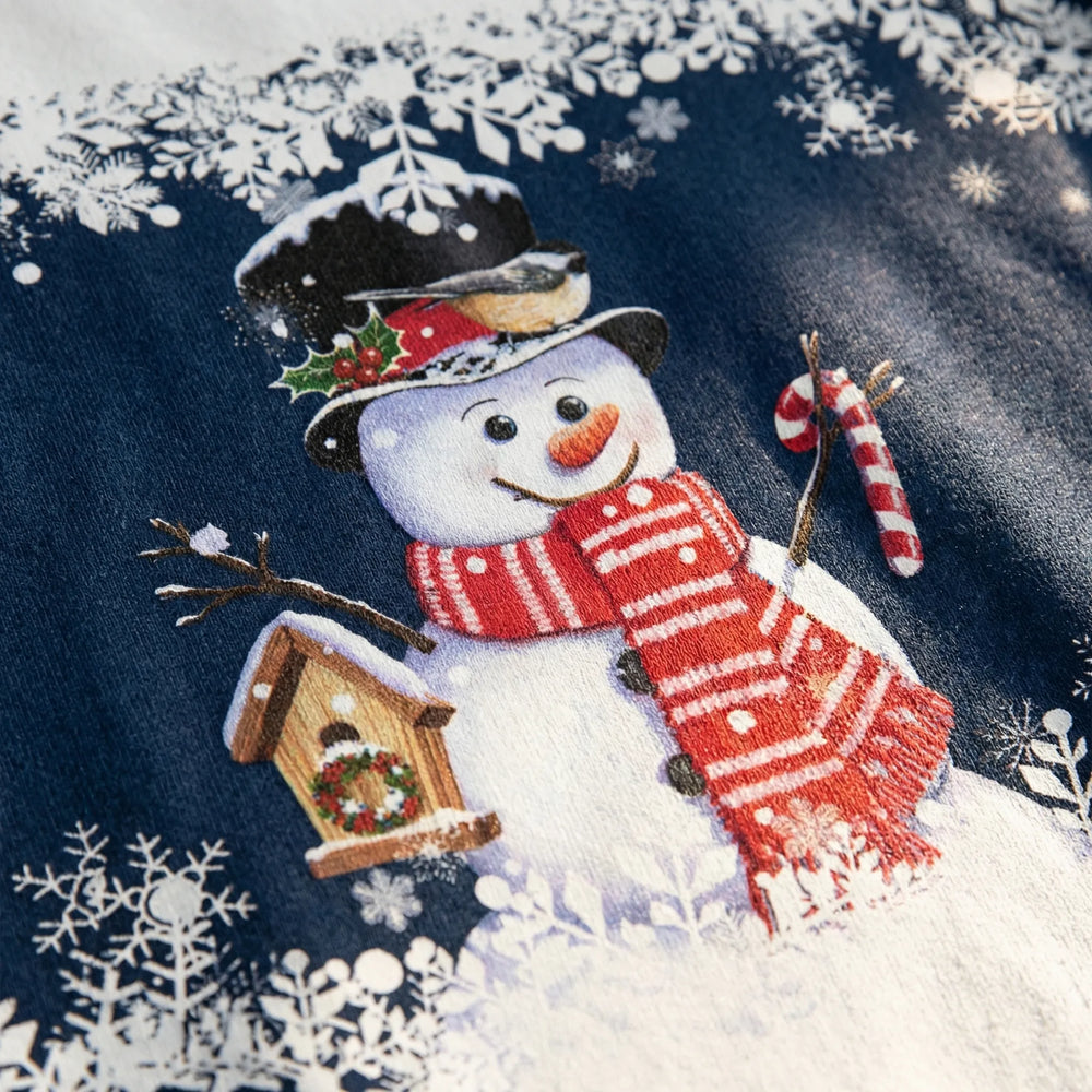 Frostivelle - Festive Snowman Graphic Sweatshirt