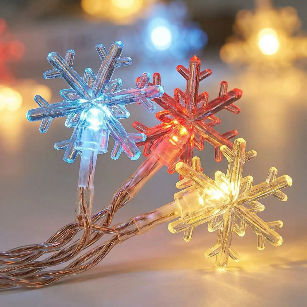 Frostlume - Snowflake-Shaped LED String Lights